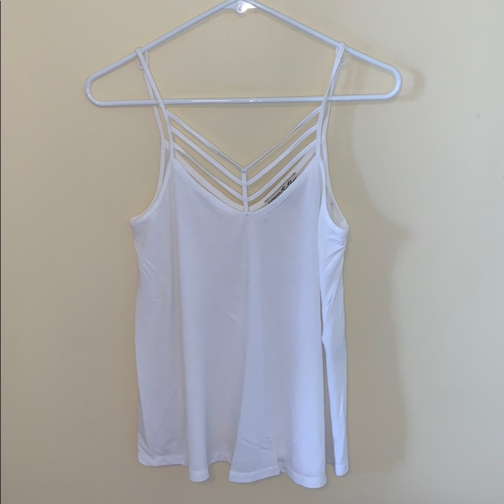 Express white tank top